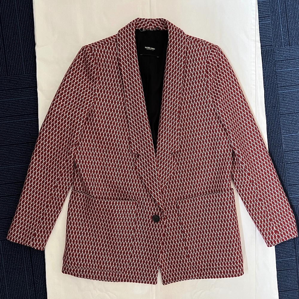 Rachel Comey Diamond Jacquard Loveless Blazer